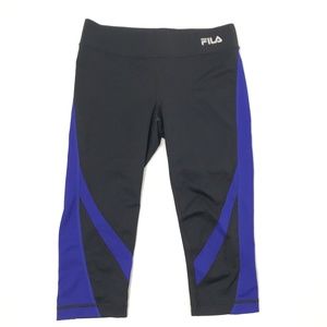 SOLD! - FILA Womens XS Capri LEggings Black Gym
